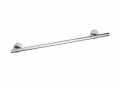 Hansgrohe 40516000 Wall Mount Towel Bar, Logis, 24 in L Bar, 2-7/8 in OAD x 2-1/2 in OAH, Brass, Polished Chrome