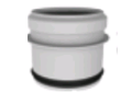 Duravent 4PPS-AD 4 inch Polypropylene Appliance Adapter for PVC Coupler