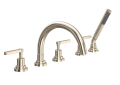 Rohl® A2214LMSTN Lombardia Modern Tub Filler, 1.8 gpm Flow Rate, Satin Nickel