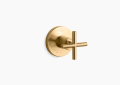 Kohler K-T14490-4-BL Purist(R) Valve Trim with Lever Handle for Volume Control Valve, Requires Valve - Matte Black