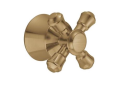 DELTA® H795CZ Cassidy Cross Handle, For Use With Model 4797-FL-LHP Traditional Floor Mount Tub Filler Trim, Metal, Brilliance® Champagne Bronze, Import