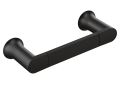 Moen® BH3886BL Hand Towel Bar, Genta™, 6-7/8 in L Bar, 3-1/4 in OAD x 1-3/4 in OAH, Zinc, Matte Black, Import