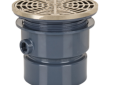 Sioux Chief 842-2ANR 2 inch or 3 inch ABS Round On Grade Floor Drain - Nickel Bronze