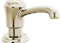 DELTA® RP100735PNPR Soap Dispenser, 13 oz Capacity, 2.88 in OAL, Deck Mounting, Import