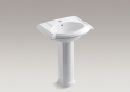 Kohler 2286-1-0 Pedestal Lavatory