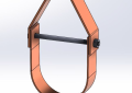 Empire Industries 110CT0400 4 inch Copper Adjustable Clevis Hanger