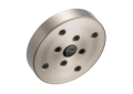 Brizo® 87375-BN Raincan Shower Head, Odin™, 2 gpm, 1 Sprays, Wall Mount, Import