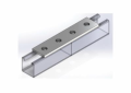 Empire 9007FFZ Splice Plate, 4 Holes, 7-1/4 in W x 1/4 in THK