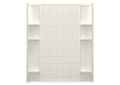 Sterling® 72132100-96 Shower Back Wall, Ensemble®, 60 in L x 72-1/2 in W, Solid Vikrell®