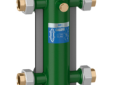 Caleffi 549568A SEP4 1-1/2 inch Press Union Steel Micro-Bubble Type Hydraulic, Air, Magnetic, and Dirt Separator with Insulation