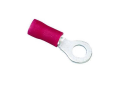 IDEAL® 83-2141 1-Hole Vinyl Insulated Ring Terminal, 22 to 18 AWG, 10 in Stud, Tin Plated Brass