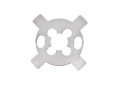 Boshart Industries WG-100 Self-Clamping Cable Guard, For Use With 4 and 5 in Well Casing and Submersible Pumps, 1 in Drop Pipe, Polyethylene, Clear, 5.35 in L x 4.2 in W x 1 in H