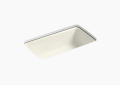 Kohler K-5864-5U-96 Cape Dory(R) 33" x 22" x 9-5/8" Undermount Single-Bowl Kitchen Sink - Biscuit