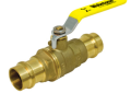 Nibco H-81707W Webstone Lead Free Brass 2 inch Press x 2 inch Press Full Port Ball Valve