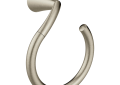 Moen® YB2386BN Towel Ring, Glyde™, 3.51 in OAD x 8.97 in OAH, Aluminum, Brushed Nickel, Import