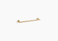 Kohler K-14435-2M Purist 18" Towel Bar - Vibrant Brushed Modern Brass