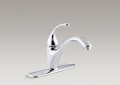 Kohler K-10411-CP Forte Single Handle Widespread Kitchen Faucet - Polished Chrome