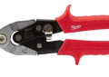 Milwaukee 48-22-4510 Left Cutting Aviation Snips with Red Handle Inserts