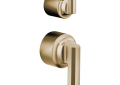 Brizo® HL75P98-GL Levoir™ Pressure Balance Valve, Luxe Gold, Import