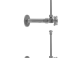 Jaclo® 616-4-62-MBK 616-4-62 Quarter Turn Angle Pattern Faucet Supply Kit, 8 Pieces