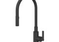 ROHL A3430LMMB-2 Lombardia Pulldown Kitchen Faucet - Matte Black